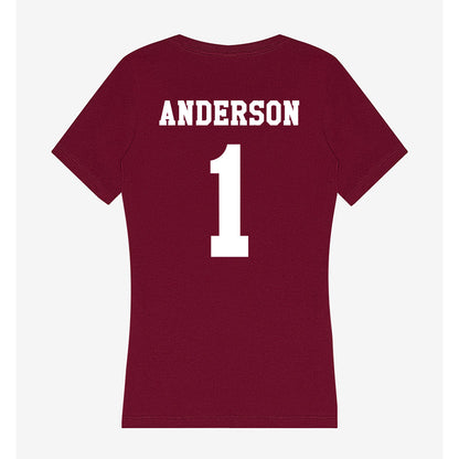 Texas A&M - NCAA Football : Bryce Anderson - Women's V-Neck T-Shirt-1
