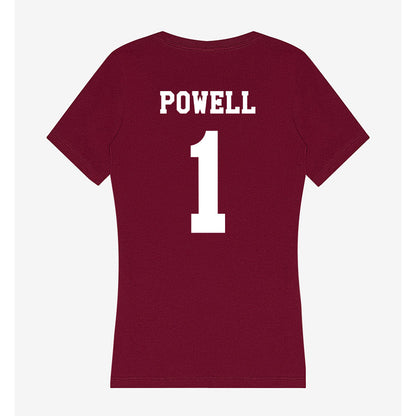 Texas A&M - NCAA Softball : Kennedy Powell - Women's V-Neck T-Shirt-1