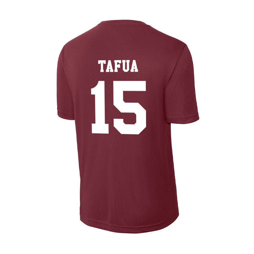 Texas A&M - NCAA Football : Caleb Tafua - Activewear T-Shirt-1
