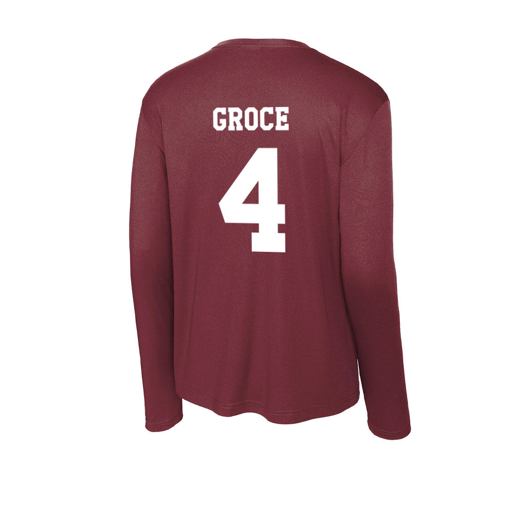 Texas A&M - NCAA Softball : Annsley Groce - Activewear Long Sleeve T-Shirt-1