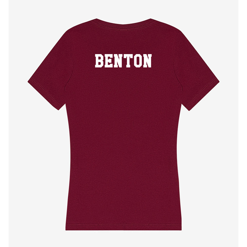 Texas A&M Corpus Christi - NCAA Men's Track & Field : Colin Benton - Women's V-Neck T-Shirt-1
