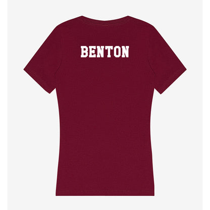 Texas A&M Corpus Christi - NCAA Men's Track & Field : Colin Benton - Women's V-Neck T-Shirt-1