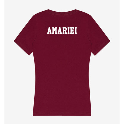 Texas A&M - NCAA Women's Tennis : Ilinca Amariei - Women's V-Neck T-Shirt-1
