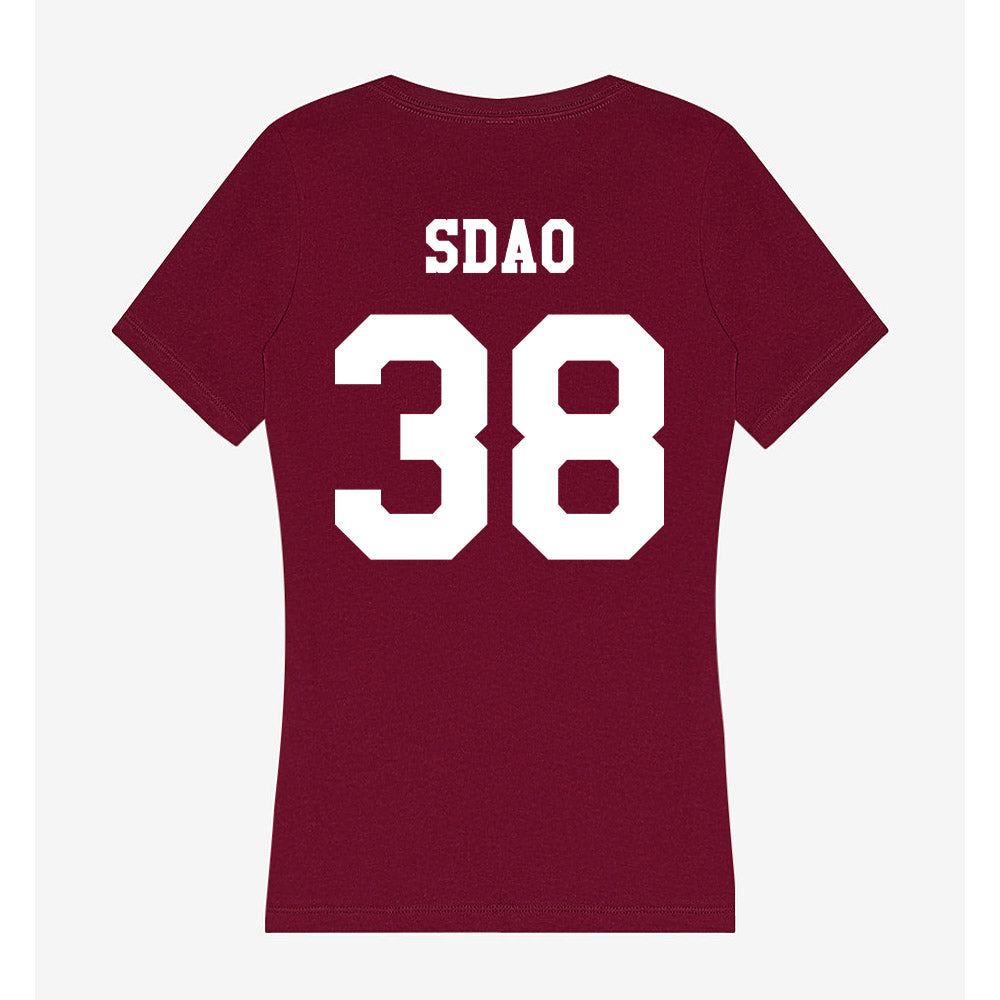 Texas A&M - NCAA Baseball : Shane Sdao - Women's V-Neck T-Shirt-1
