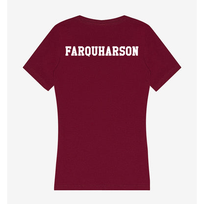Texas A&M - NCAA Men's Track & Field : Kimar Farquharson - Women's V-Neck T-Shirt-1