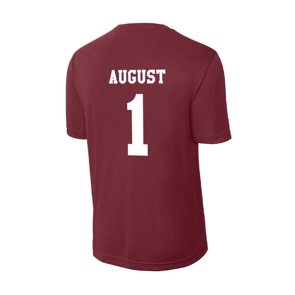 Texas A&M - NCAA Women's Soccer : Makenna August - Activewear T-Shirt-1