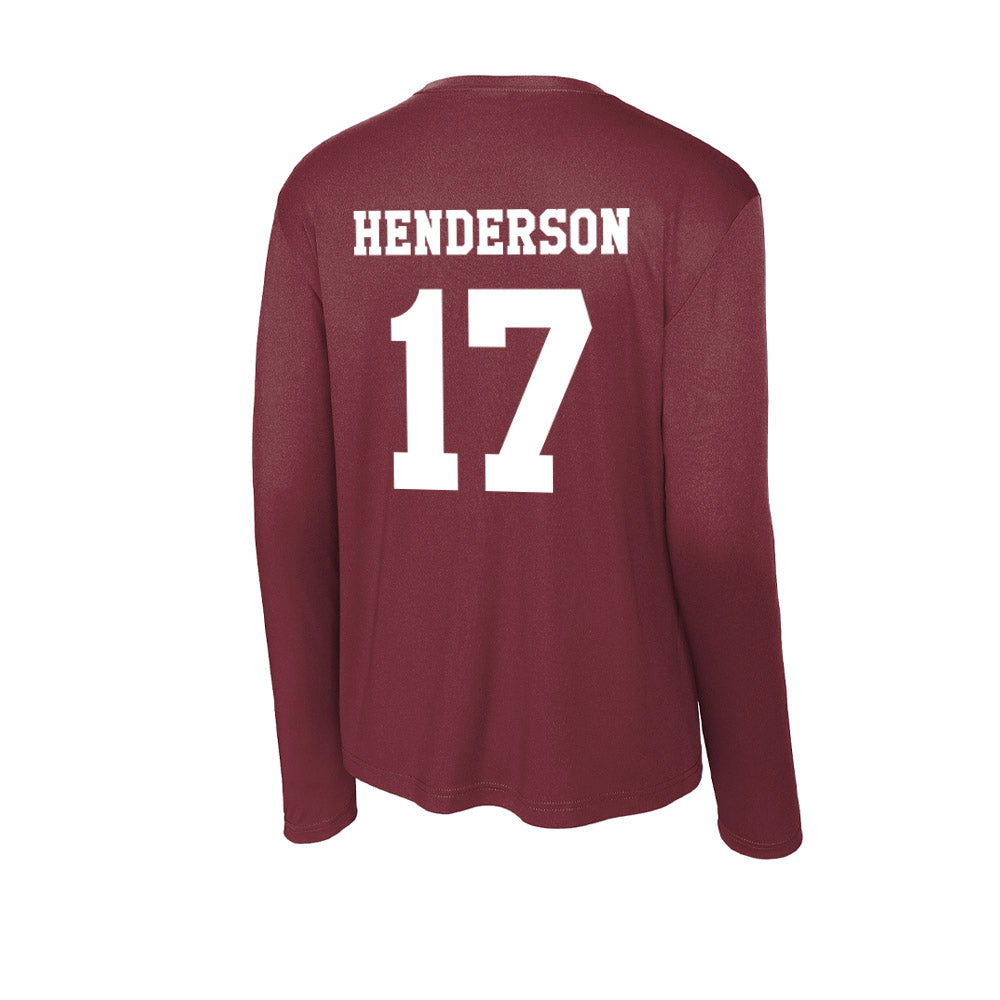 Texas A&M - NCAA Football : Ryan Henderson - Classic Shersey Activewear Long Sleeve T-Shirt-1