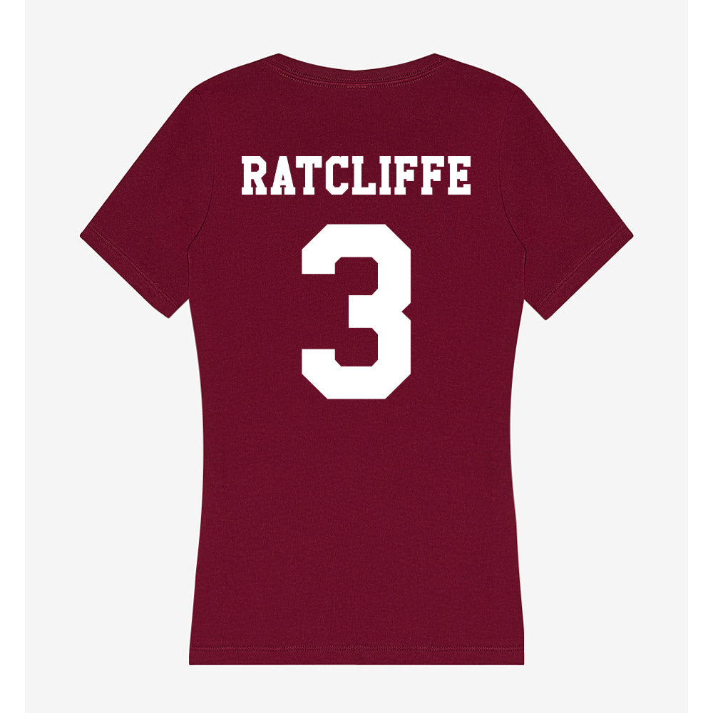 Texas A&M - NCAA Football : Marcus Ratcliffe - Women's V-Neck T-Shirt-1
