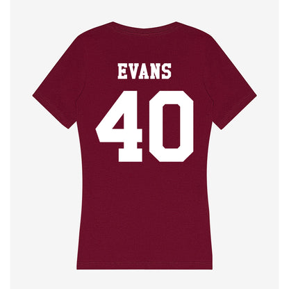 Texas A&M - NCAA Football : Gray Evans - Classic Shersey Women's V-Neck T-Shirt-1