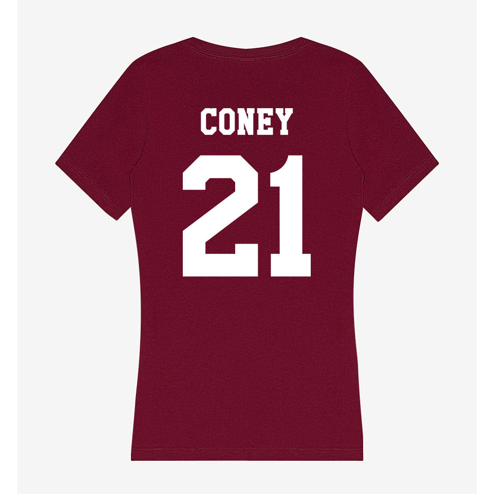Texas A&M - NCAA Football : Raymir Coney - Women's V-Neck T-Shirt-1