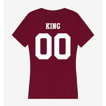 Texas A&M - NCAA Baseball : Cayden King - Classic Shersey Women's V-Neck T-Shirt-1