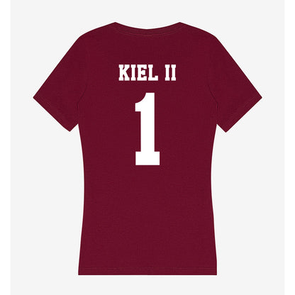 Texas A&M - NCAA Baseball : Terrence Kiel II - Women's V-Neck T-Shirt-1