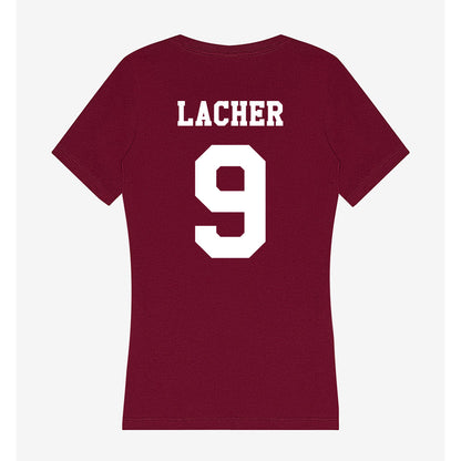 Texas A&M - NCAA Women's Soccer : Finley Lacher - Women's V-Neck T-Shirt-1