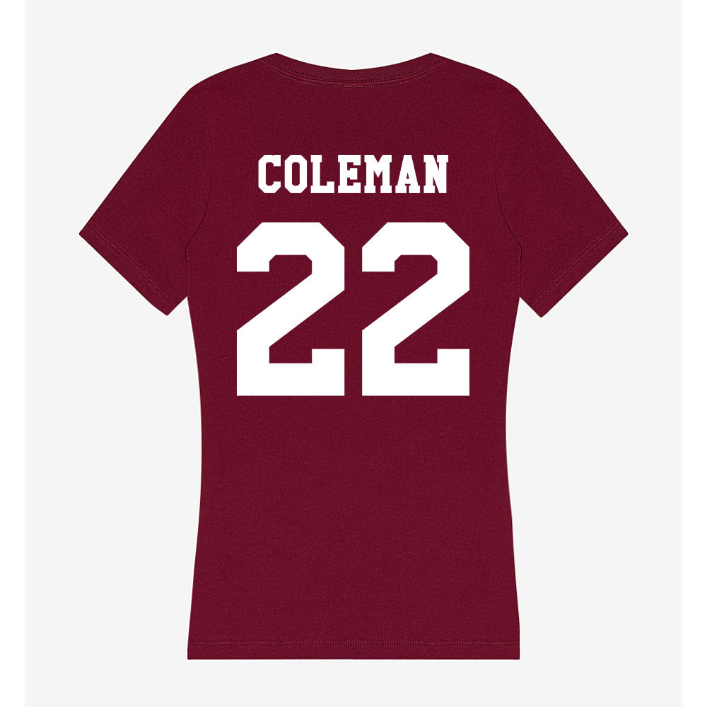 Texas A&M - NCAA Softball : Gracyn Coleman - Women's V-Neck T-Shirt-1