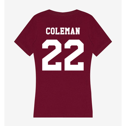Texas A&M - NCAA Softball : Gracyn Coleman - Women's V-Neck T-Shirt-1