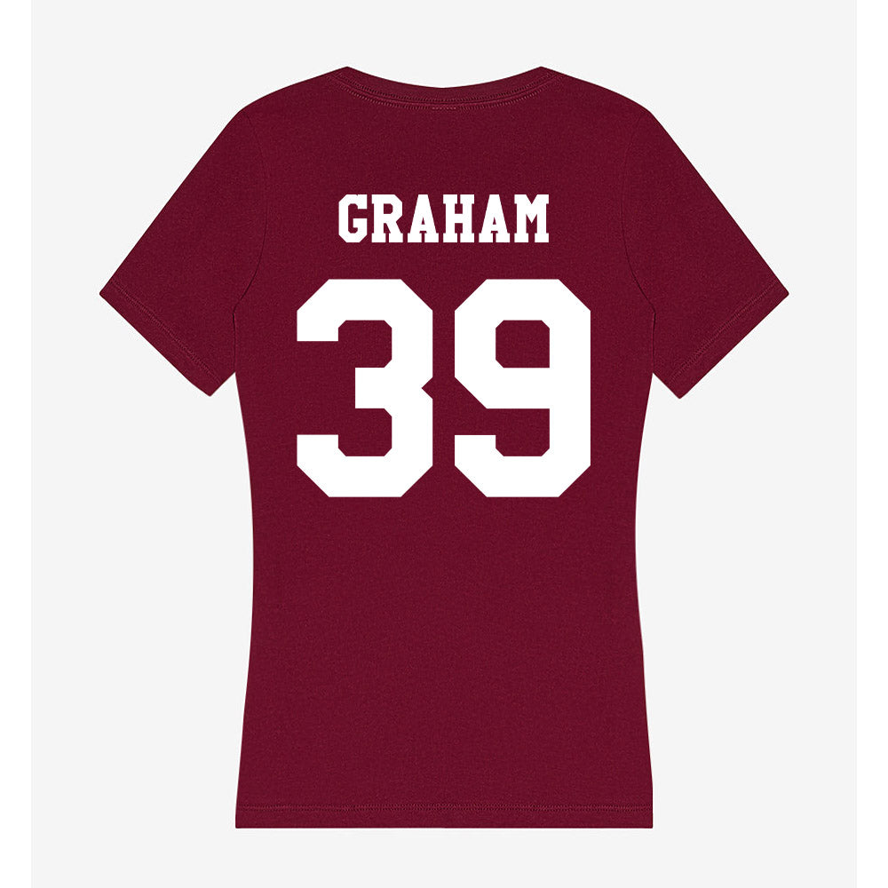 Texas A&M - NCAA Football : Adam Graham - Women's V-Neck T-Shirt-1
