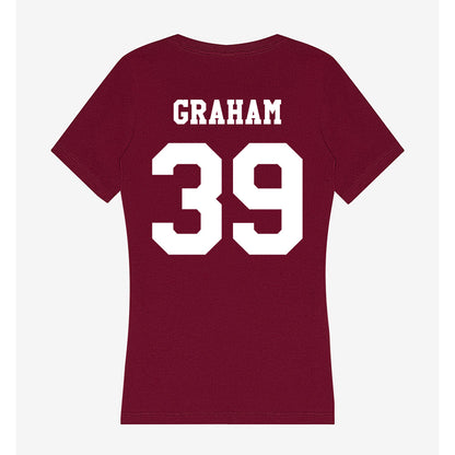 Texas A&M - NCAA Football : Adam Graham - Women's V-Neck T-Shirt-1