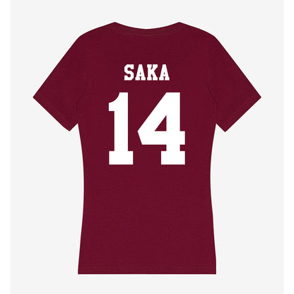Texas A&M - NCAA Football : Anto Saka - Women's V-Neck T-Shirt-1