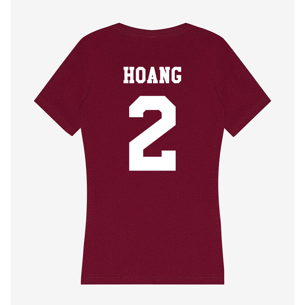 Texas A&M - NCAA Women's Soccer : Emma Hoang - Women's V-Neck T-Shirt-1