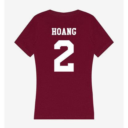 Texas A&M - NCAA Women's Soccer : Emma Hoang - Women's V-Neck T-Shirt-1