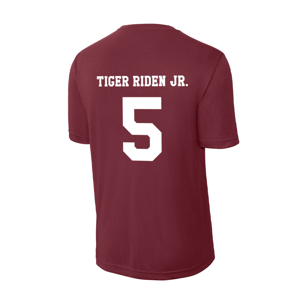 Texas A&M - NCAA Football : Deondrae Tiger Riden Jr. - Activewear T-Shirt-1