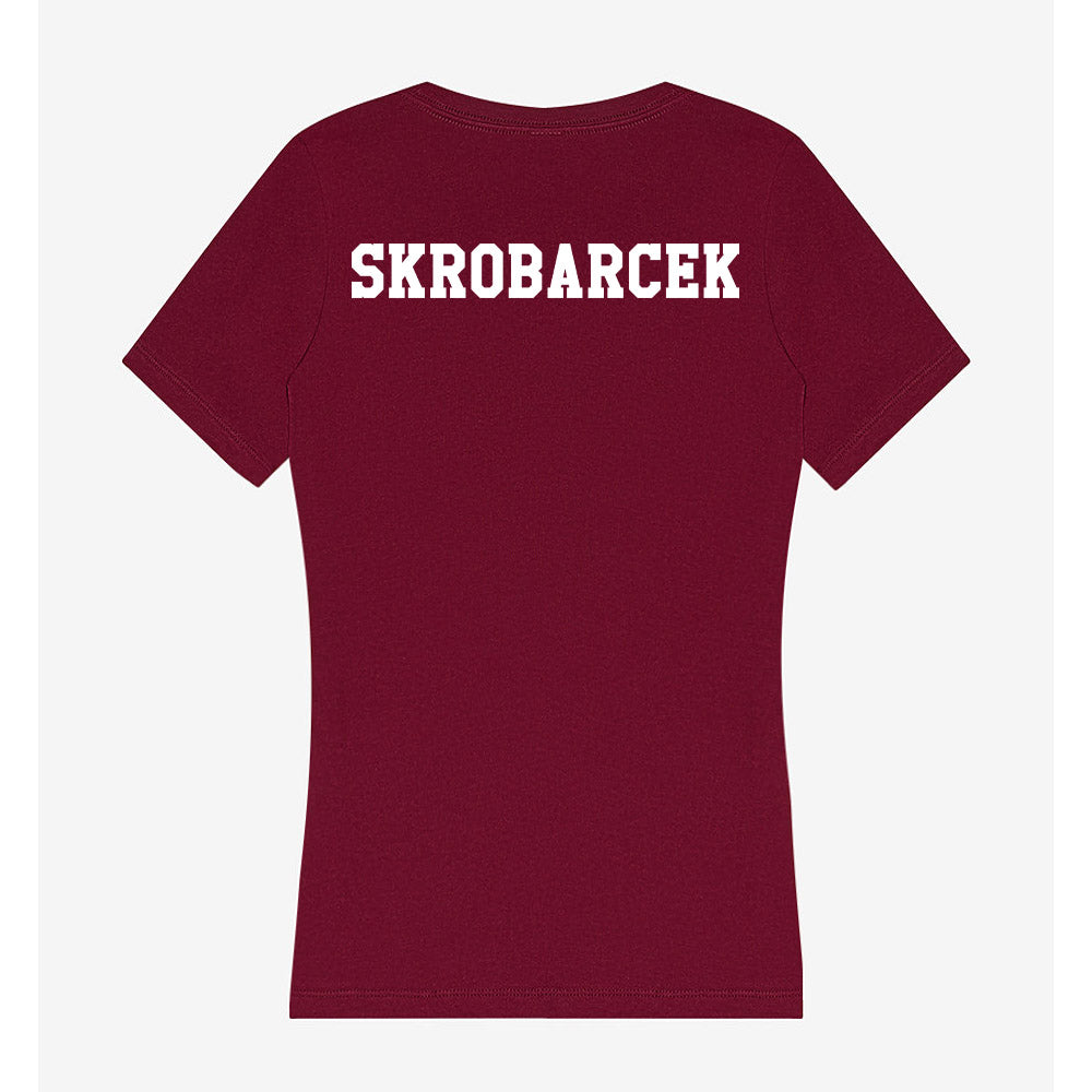 Texas A&M - NCAA Men's Tennis : Lathan Skrobarcek - Women's V-Neck T-Shirt-1