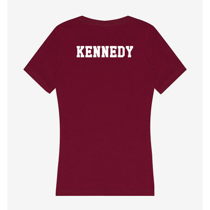 Texas A&M - NCAA Women's Swimming & Diving : Kailey Kennedy - Women's V-Neck T-Shirt-1