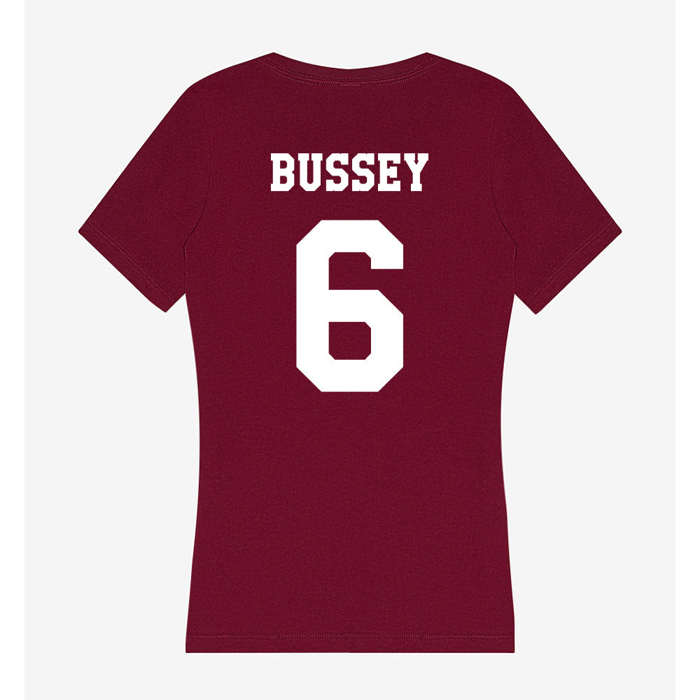 Texas A&M - NCAA Football : Terry Bussey - Women's V-Neck T-Shirt-1