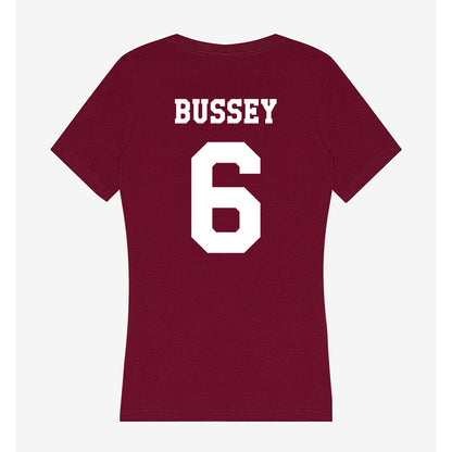 Texas A&M - NCAA Football : Terry Bussey - Women's V-Neck T-Shirt-1