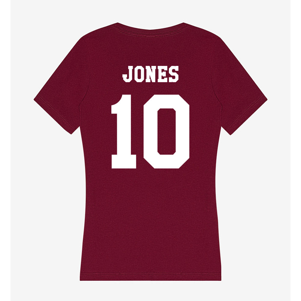 Texas A&M - NCAA Football : Marco Jones - Women's V-Neck T-Shirt-1