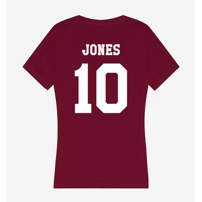 Texas A&M - NCAA Football : Marco Jones - Women's V-Neck T-Shirt-1
