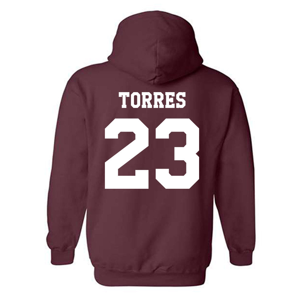 Texas A&M - NCAA Softball : Milan Torres - Classic Shersey Hooded Sweatshirt-1