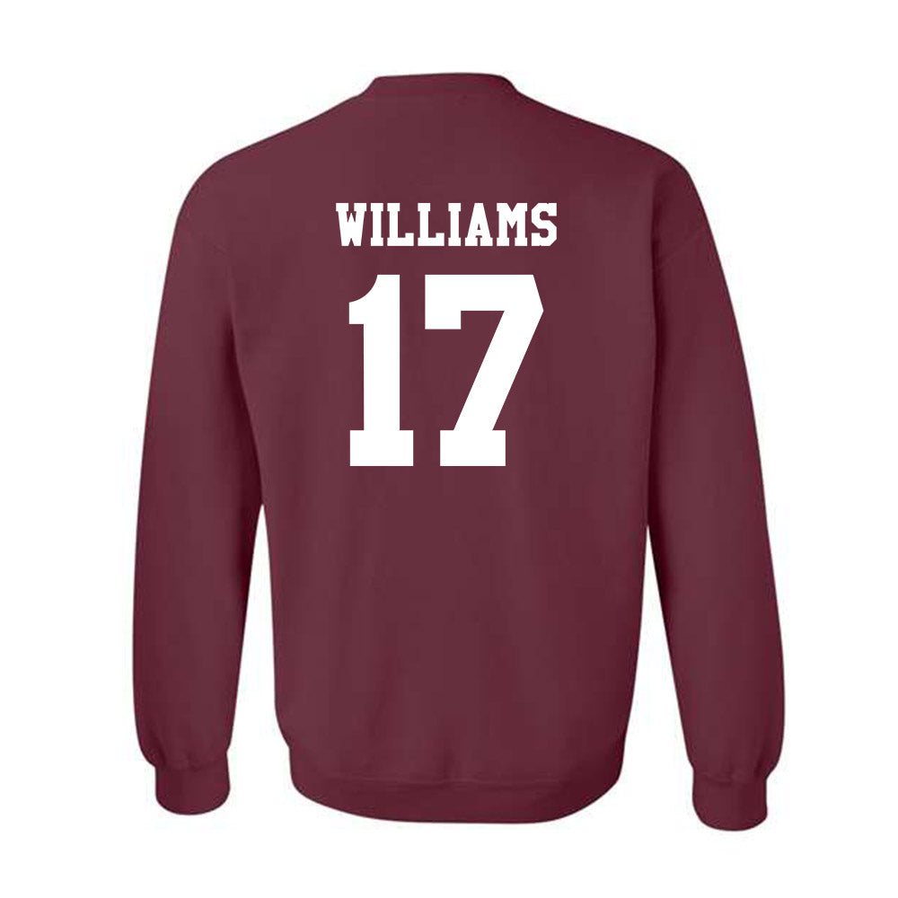 Texas A&M - NCAA Football : Madden Williams - Classic Shersey Crewneck Sweatshirt-1