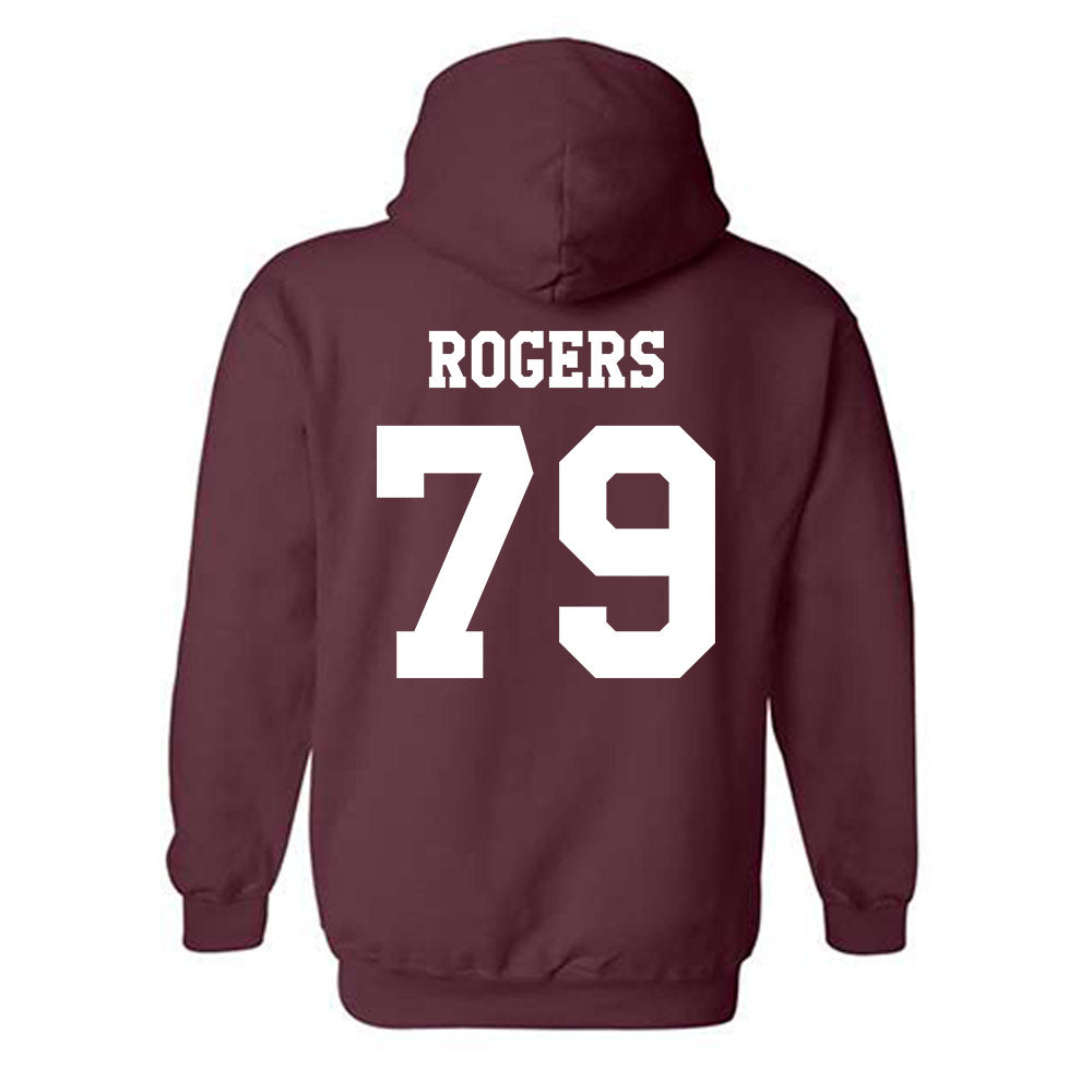 Texas A&M - NCAA Football : Lamont Rogers - Classic Shersey Hooded Sweatshirt-1