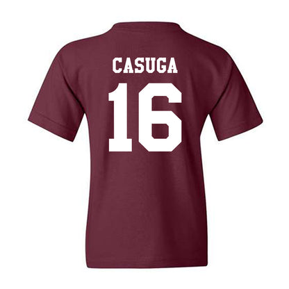 Texas A&M - NCAA Football : Helaman Casuga - Classic Shersey Youth T-Shirt-1