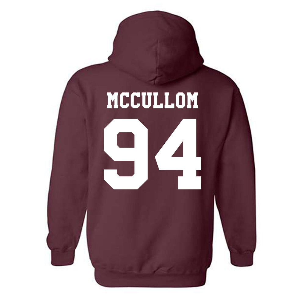 Texas A&M - NCAA Football : Angelo McCullom - Classic Shersey Hooded Sweatshirt-1