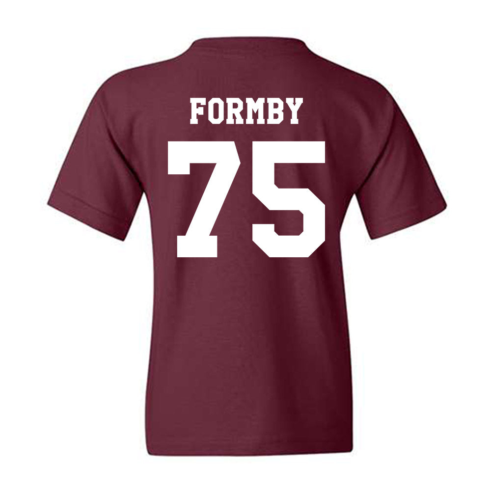 Texas A&M - NCAA Football : Wilkin Formby - Classic Shersey Youth T-Shirt-1