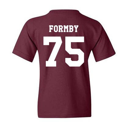 Texas A&M - NCAA Football : Wilkin Formby - Classic Shersey Youth T-Shirt-1