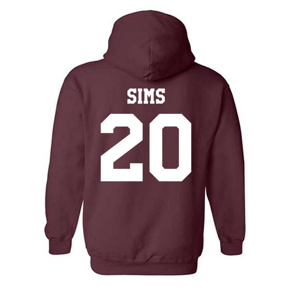 Texas A&M - NCAA Baseball : Aiden Sims - Classic Shersey Hooded Sweatshirt-1