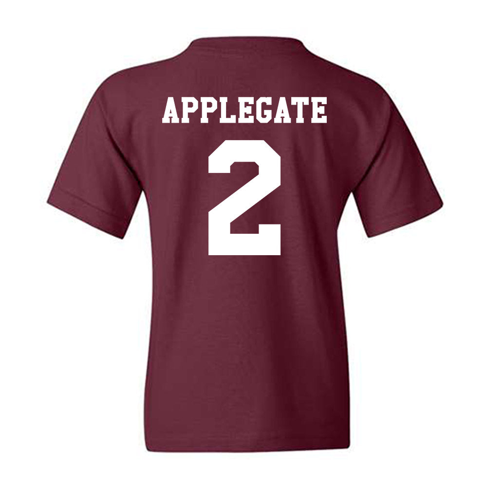 Texas A&M - NCAA Women's Volleyball : Addi Applegate - Classic Shersey Youth T-Shirt-1
