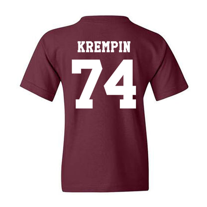Texas A&M - NCAA Football : Zaden Krempin - Classic Shersey Youth T-Shirt-1