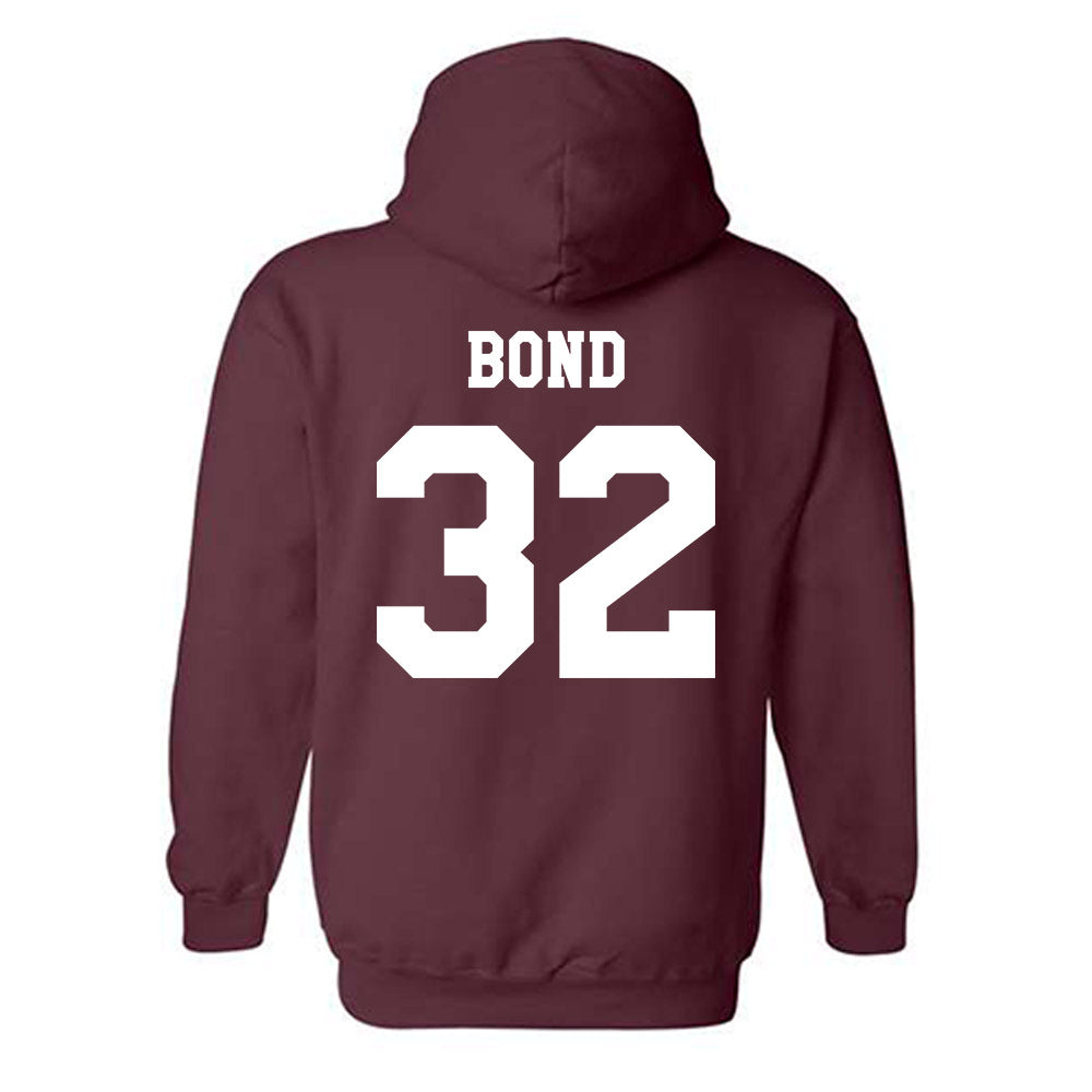 Texas A&M - NCAA Baseball : Hunter Bond - Classic Shersey Hooded Sweatshirt-1