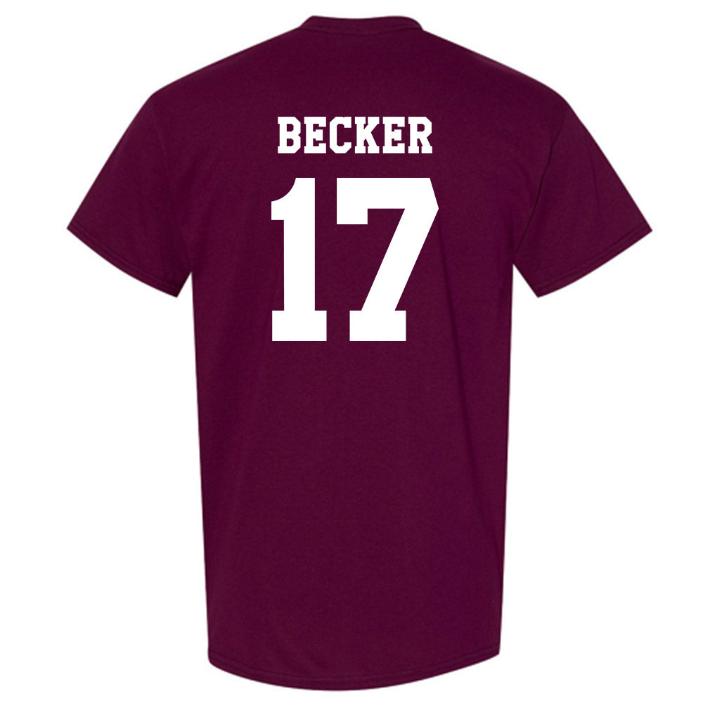 Texas A&M - NCAA Baseball : Zane Becker - Classic Shersey T-Shirt-1