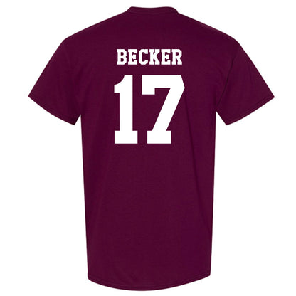 Texas A&M - NCAA Baseball : Zane Becker - Classic Shersey T-Shirt-1