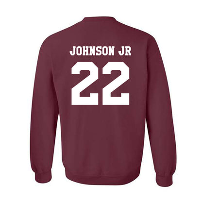 Texas A&M - NCAA Football : Rashad "Tom Tom" Johnson Jr - Classic Shersey Crewneck Sweatshirt-1