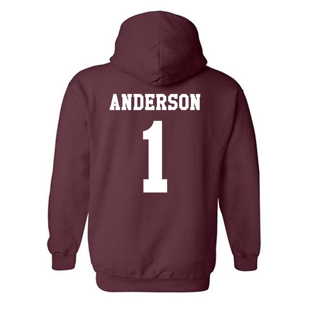 Texas A&M - NCAA Football : Bryce Anderson - Classic Shersey Hooded Sweatshirt-1