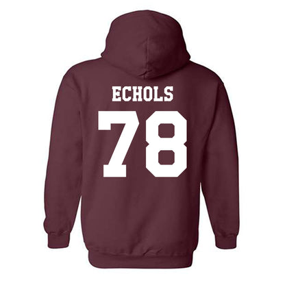 Texas A&M - NCAA Football : Coen Echols - Classic Shersey Hooded Sweatshirt-1