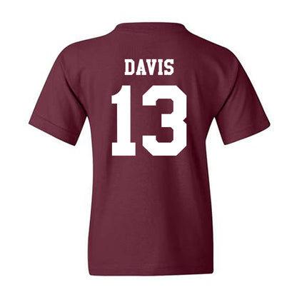 Texas A&M - NCAA Football : Myles Davis - Classic Shersey Youth T-Shirt-1