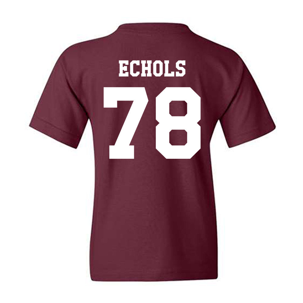 Texas A&M - NCAA Football : Coen Echols - Classic Shersey Youth T-Shirt-1