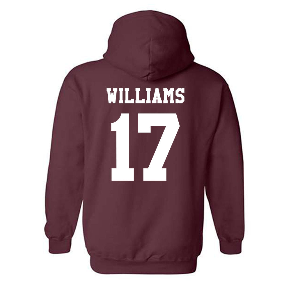 Texas A&M - NCAA Football : Madden Williams - Classic Shersey Hooded Sweatshirt-1